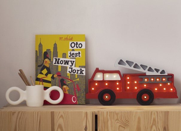 Little Lights Firetruck Lamp - Kindeco