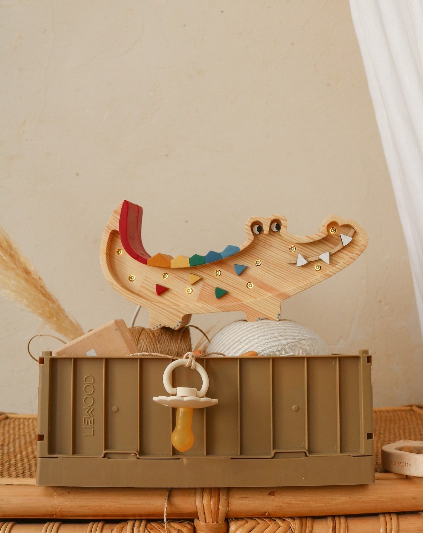 Little Lights Mini Crocodile Lamp - Kindeco