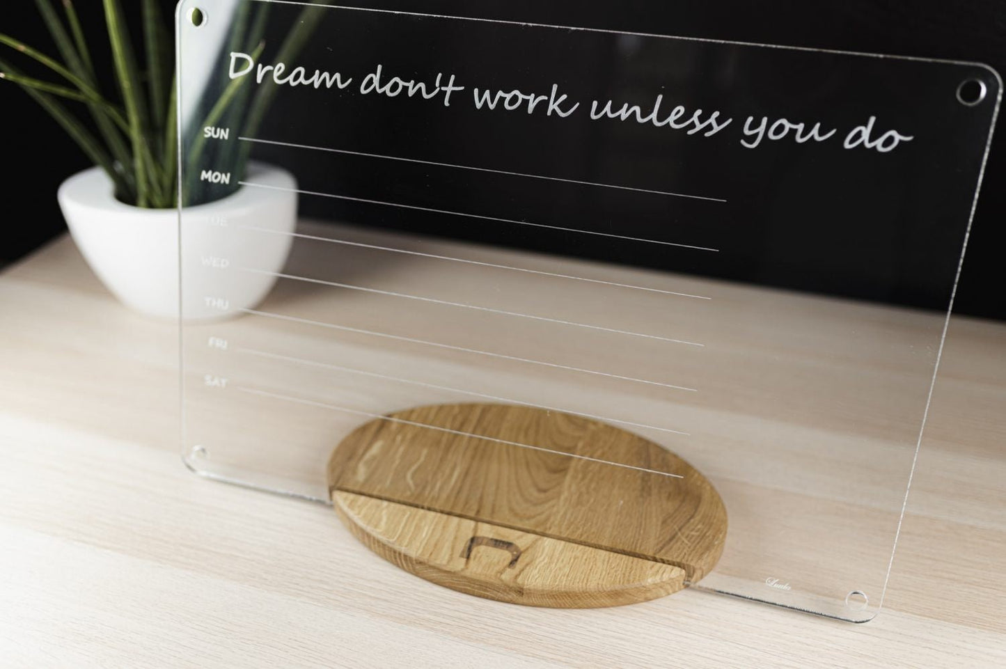 LUULA Acrylic Board - School Planner - Kindeco