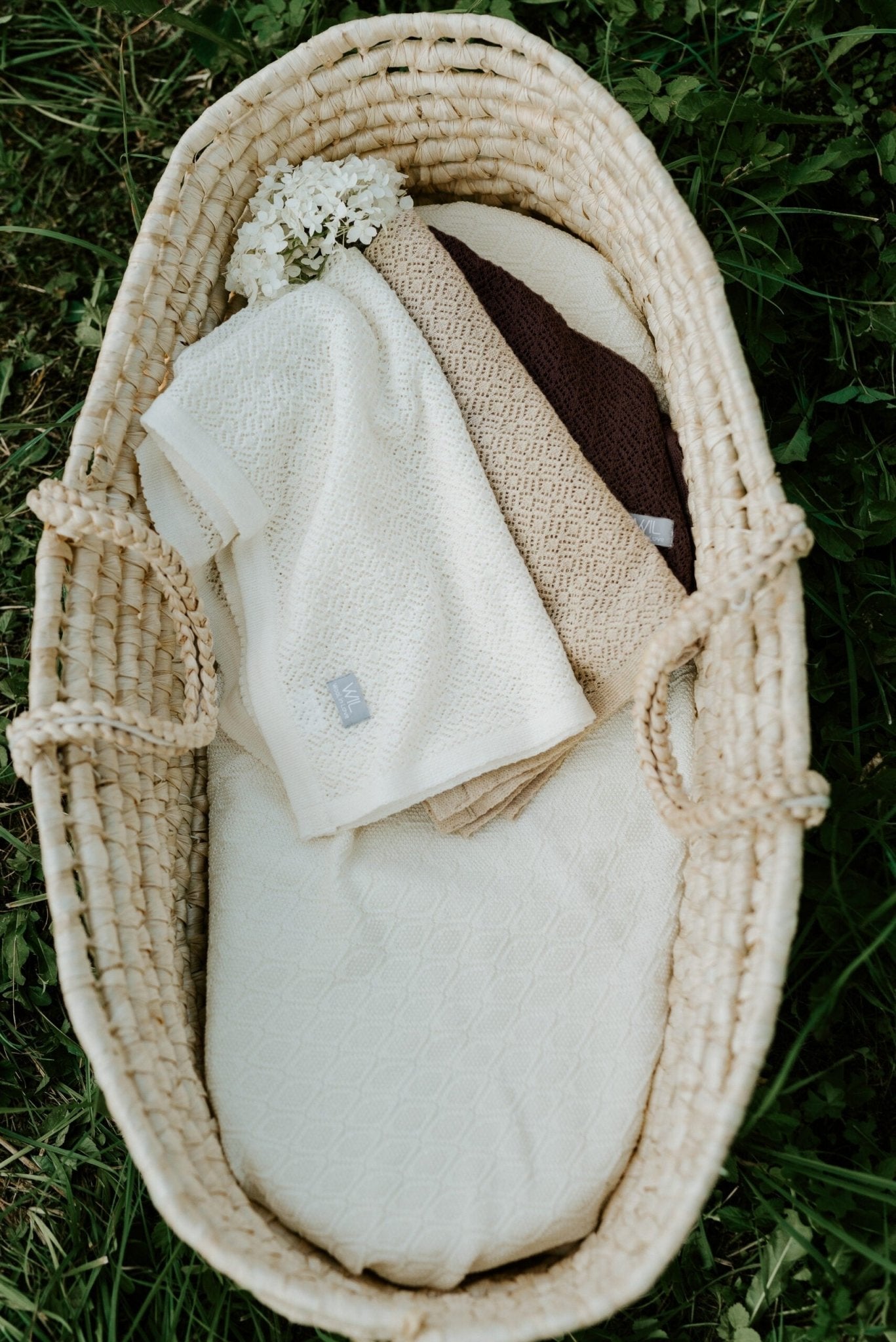 Merino Wool Baby Blanket - DELIGHT Collection - Kindeco