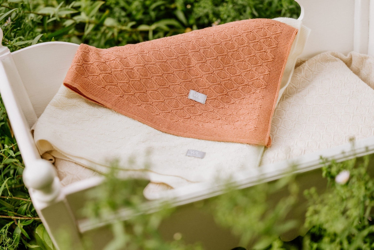 Merino Wool Baby Blanket - HAPPINESS Collection - Kindeco