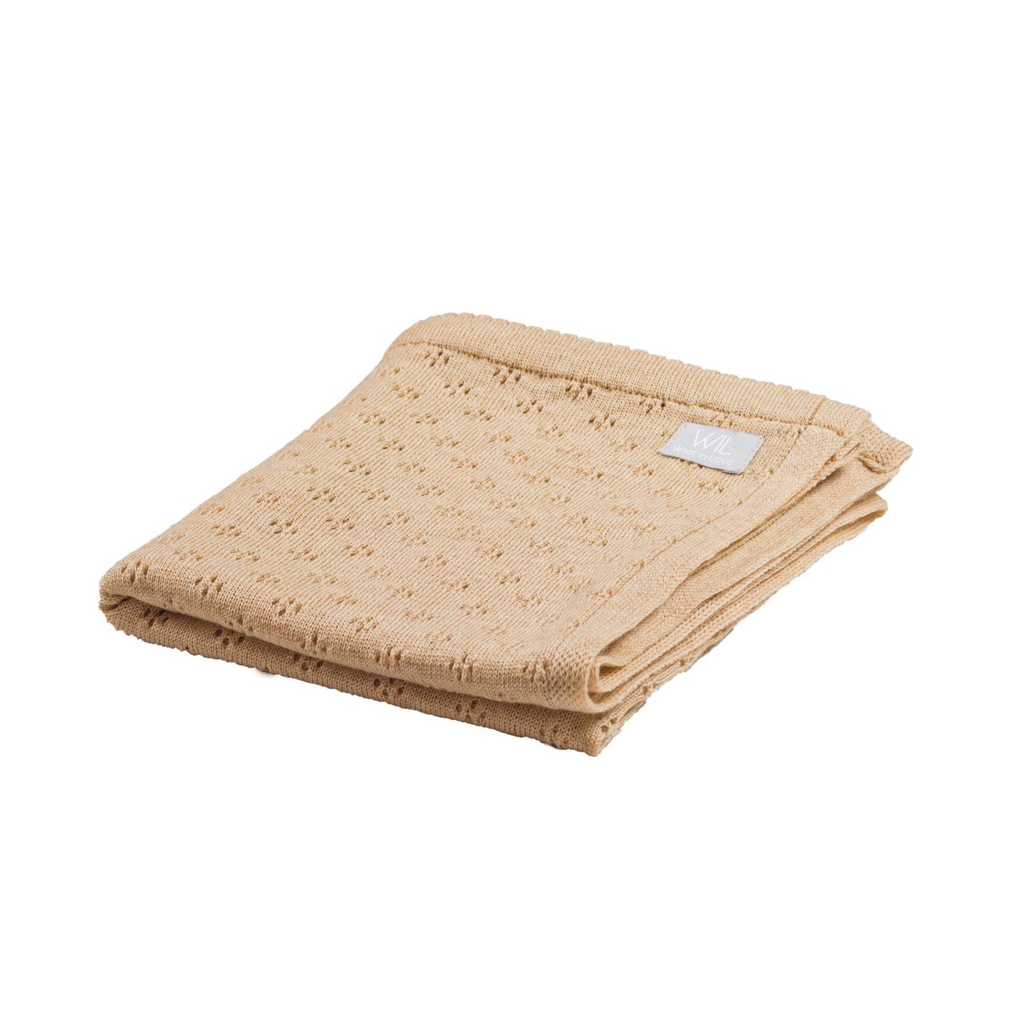 Merino Wool Baby Blanket - LOVE Collection - Kindeco