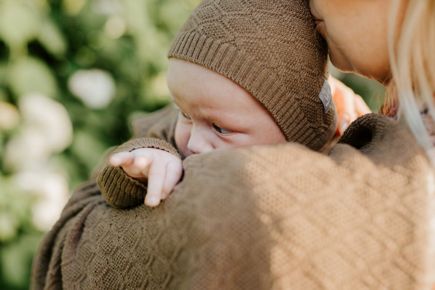 Merino Wool Baby Gift Set - Blanket & Bonnet (HOPE Collection) - Kindeco