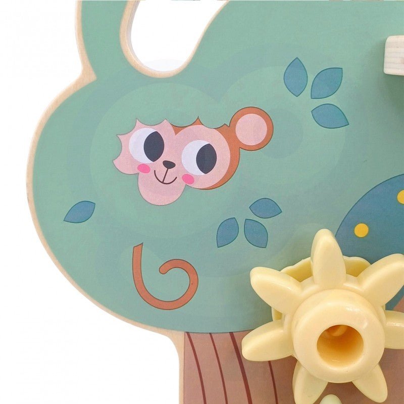Montessori 4 - in - 1 Wooden Activity Tree - Kindeco