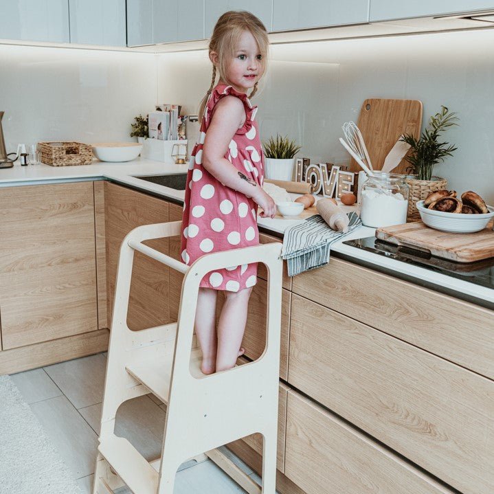 Montessori Helper Tower Step Stool - Kindeco
