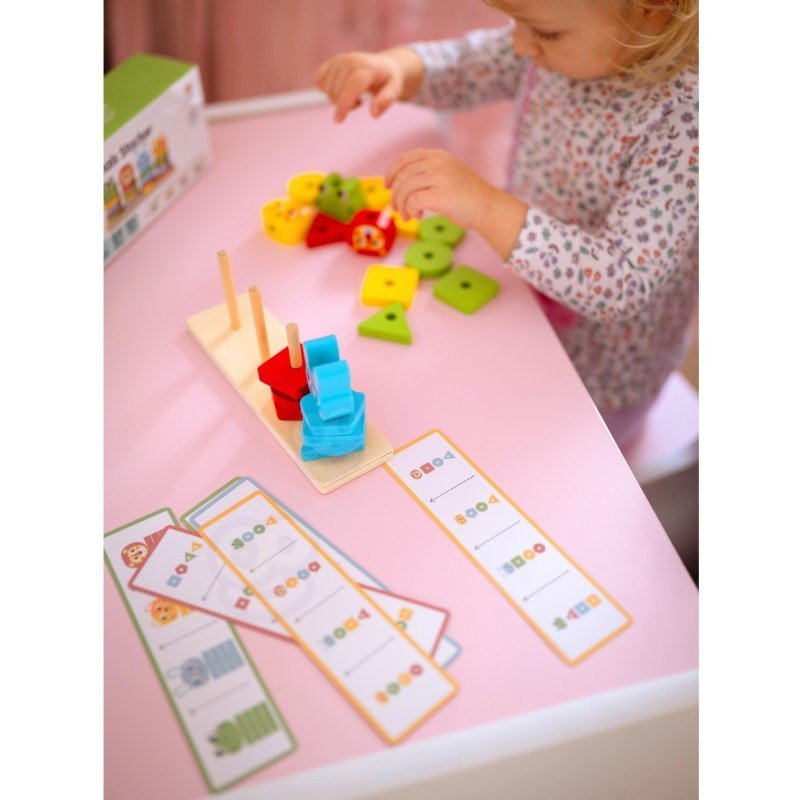 Montessori Puzzle Pyramid with Animals - Kindeco