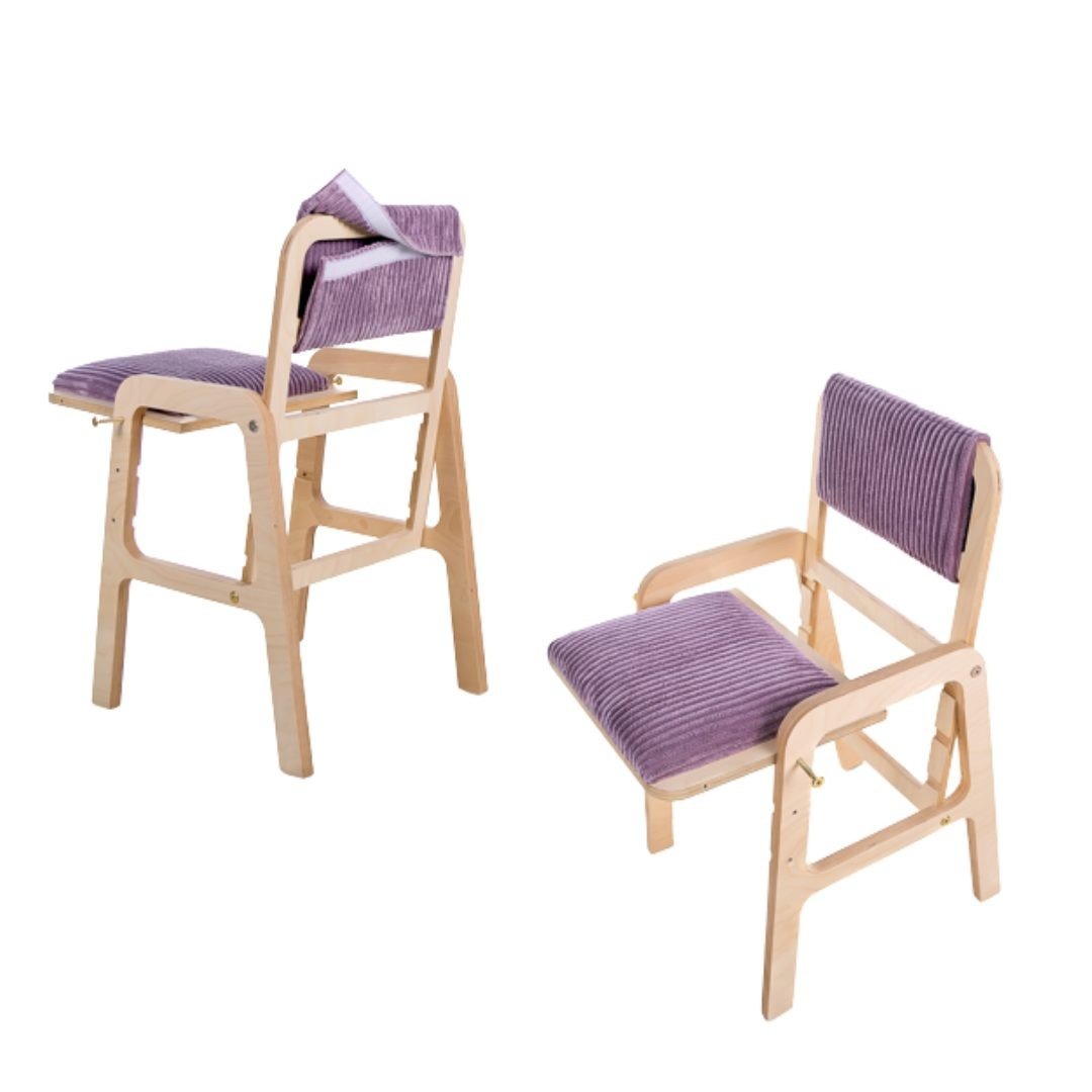 Montessori Table and Chair Set - Cannon Pink - Kindeco