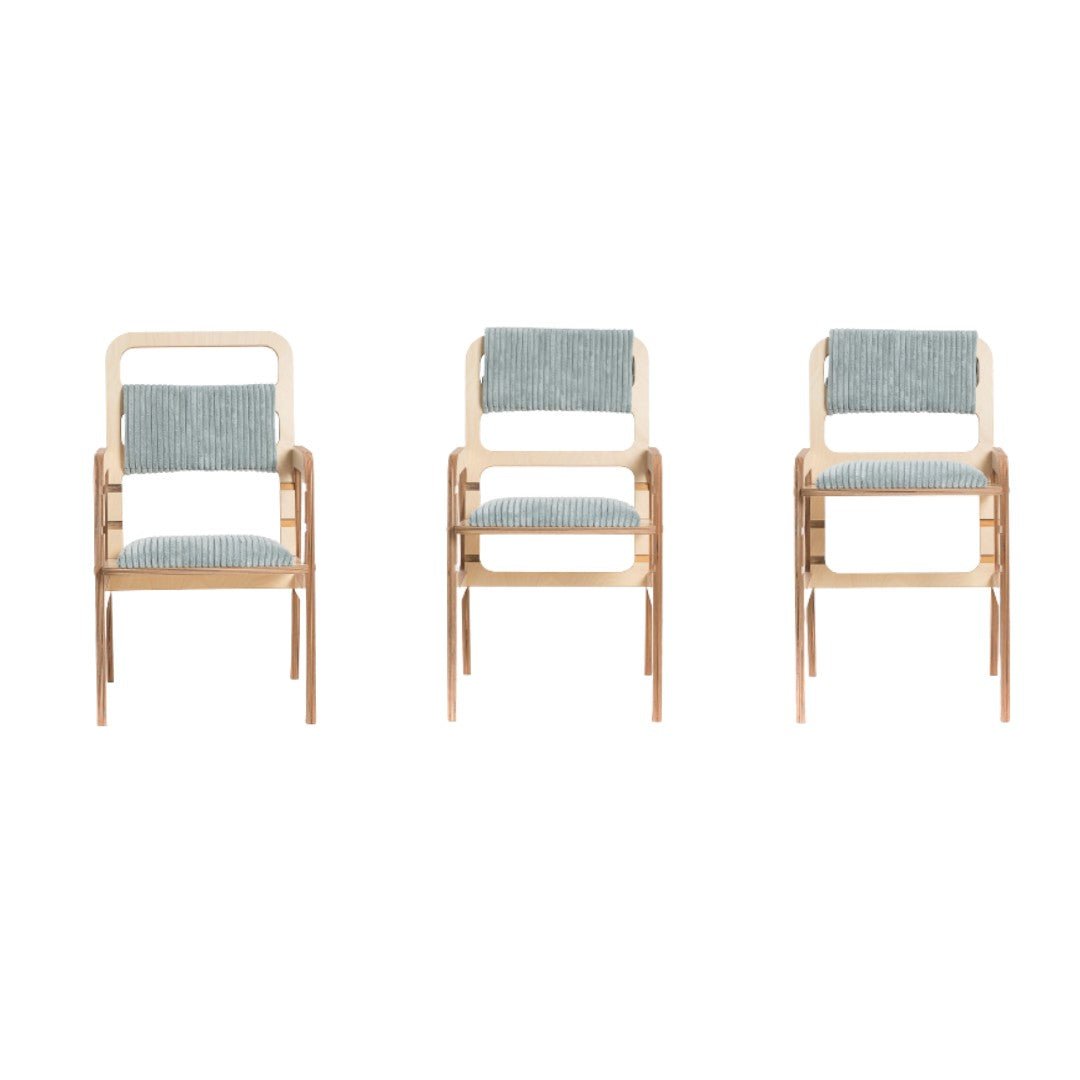 Montessori Table and Chair Set Luula - Mint Green - Kindeco