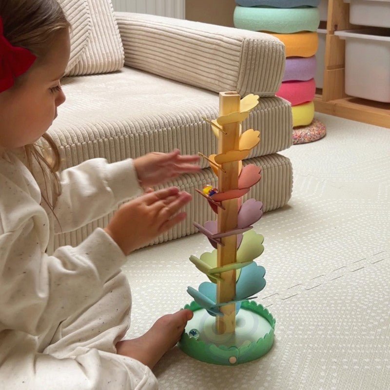 Musical Rainbow Wooden Ball Track - Kindeco