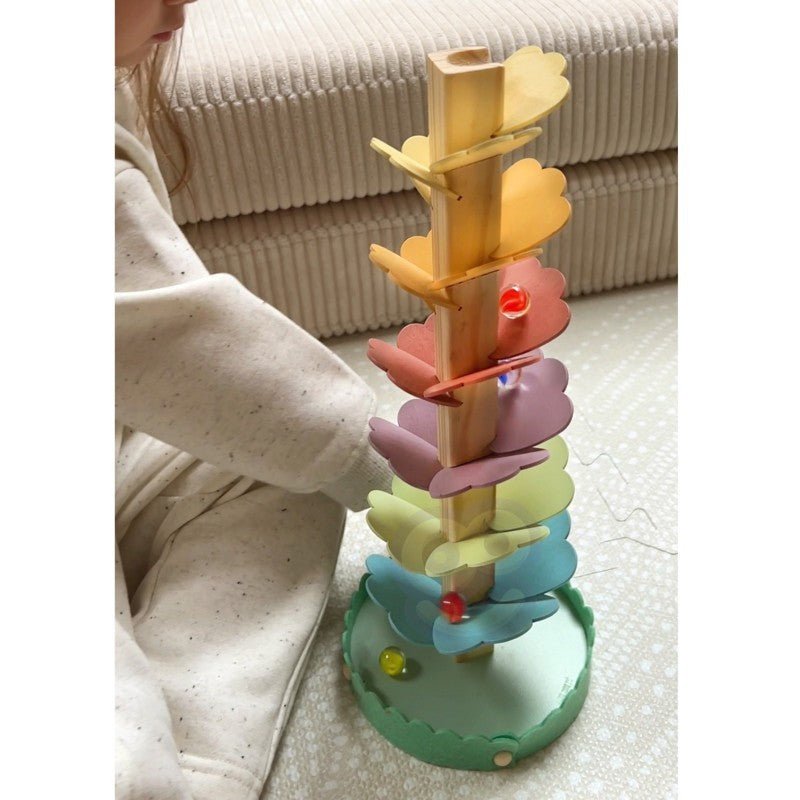 Musical Rainbow Wooden Ball Track - Kindeco