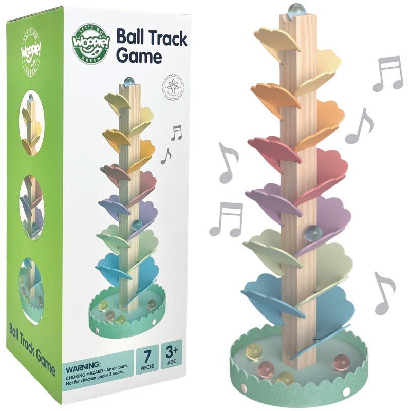 Musical Rainbow Wooden Ball Track - Kindeco