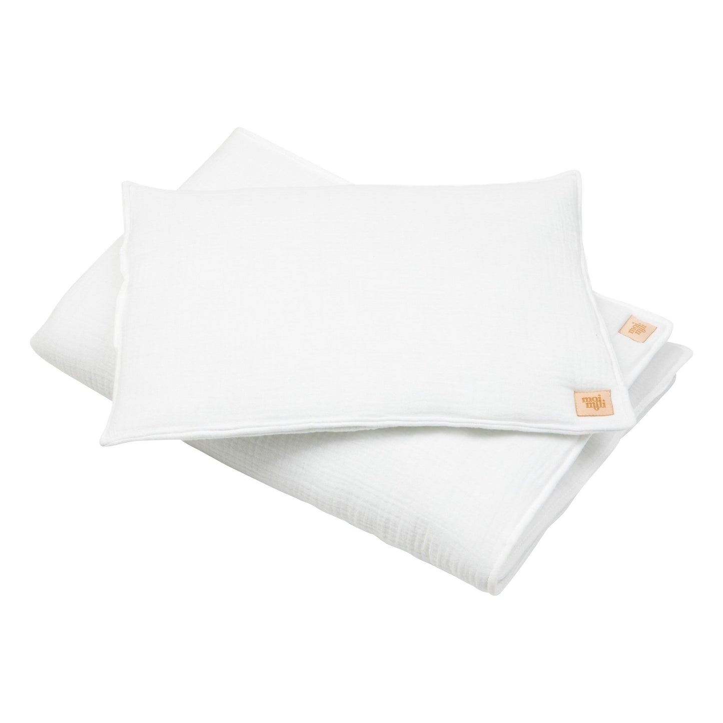 Muslin Baby Blanket + Pillow Set - Cream - Kindeco