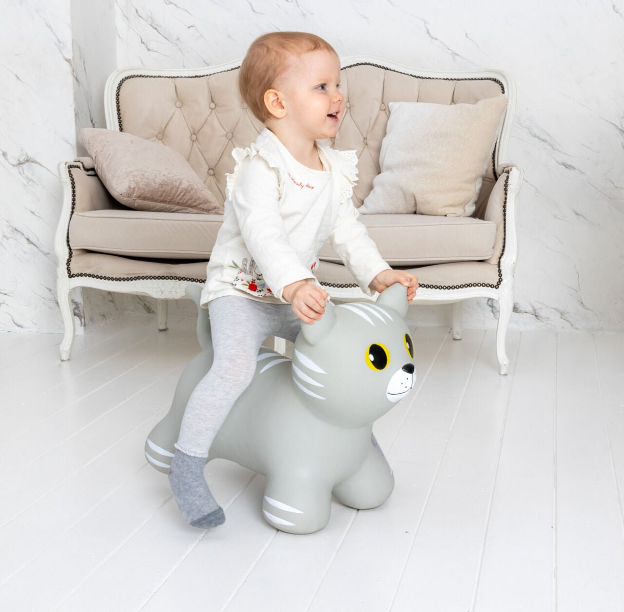 My First JUMPY – Grey Cat Hopper - Kindeco