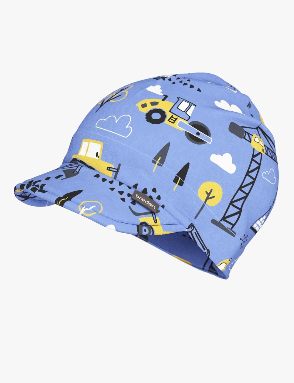 Peaked Summer Hat For Kids SUN - Construction - Kindeco
