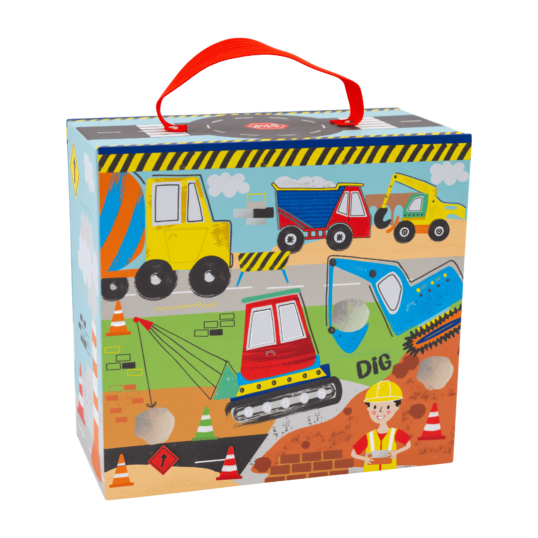 Playbox with Wooden Pieces - Construction - Kindeco