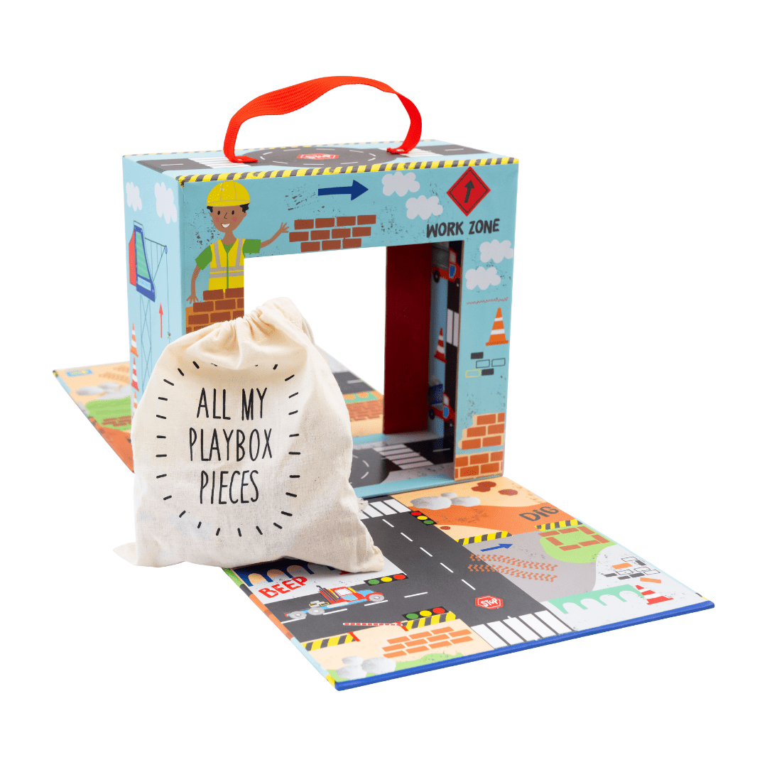 Playbox with Wooden Pieces - Construction - Kindeco