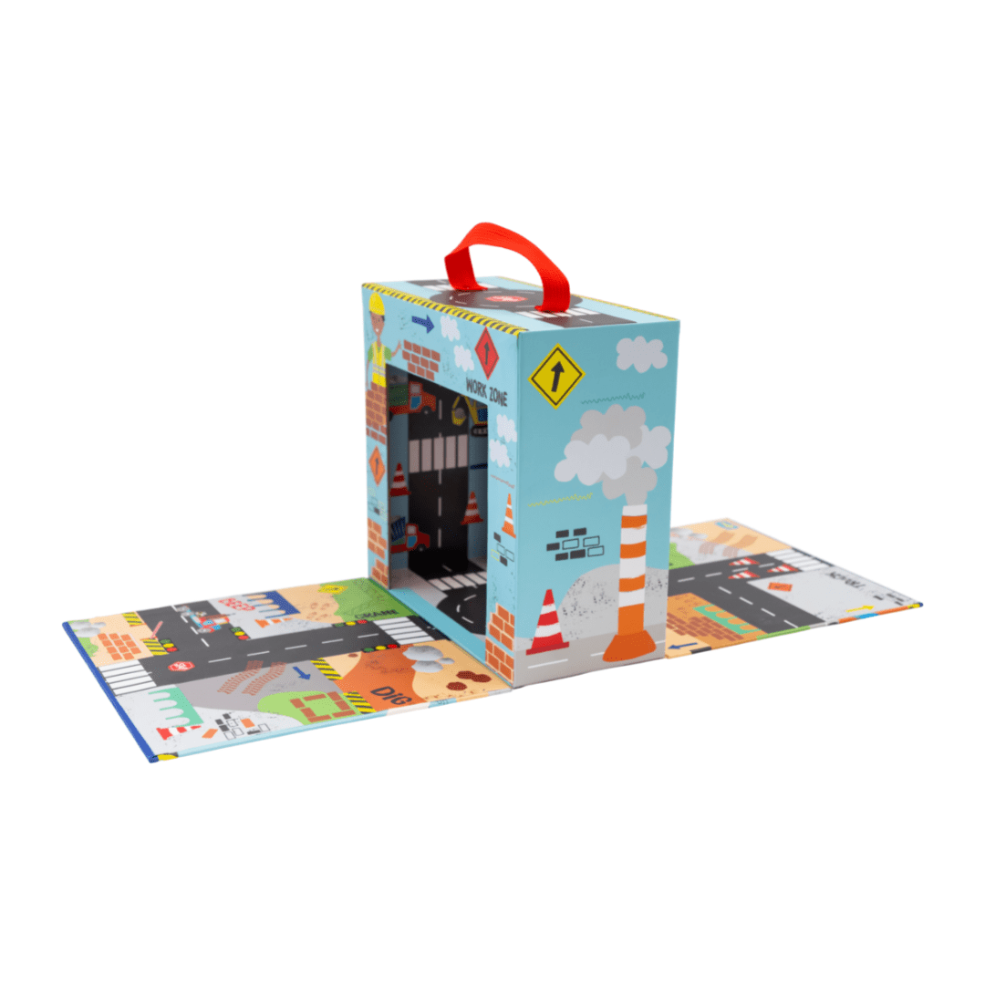 Playbox with Wooden Pieces - Construction - Kindeco