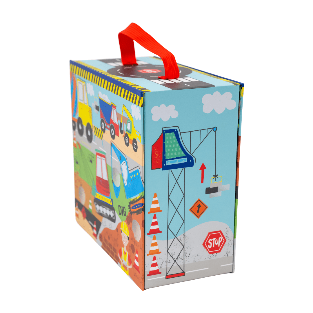 Playbox with Wooden Pieces - Construction - Kindeco