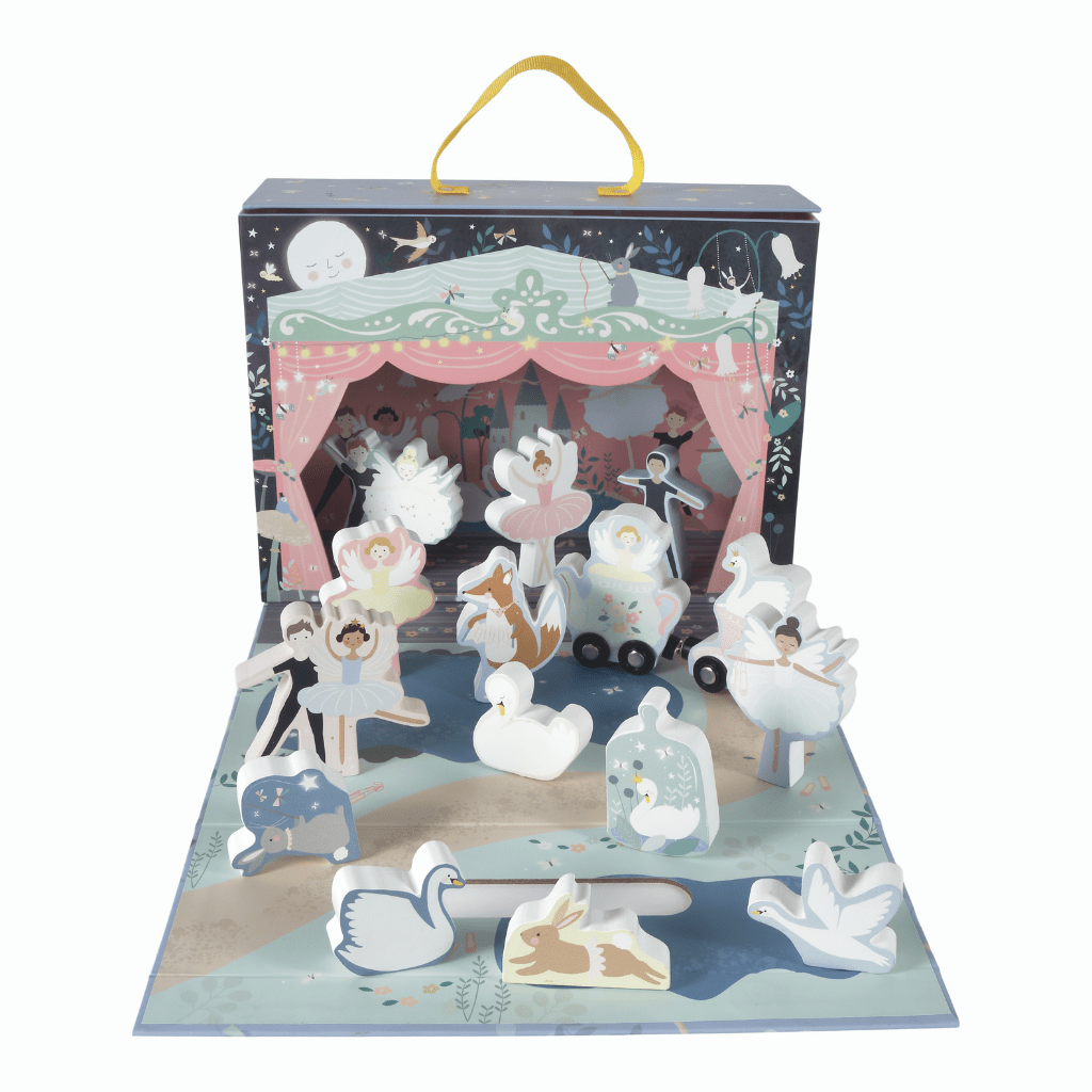 Playbox with Wooden Pieces - Enchanted - Kindeco