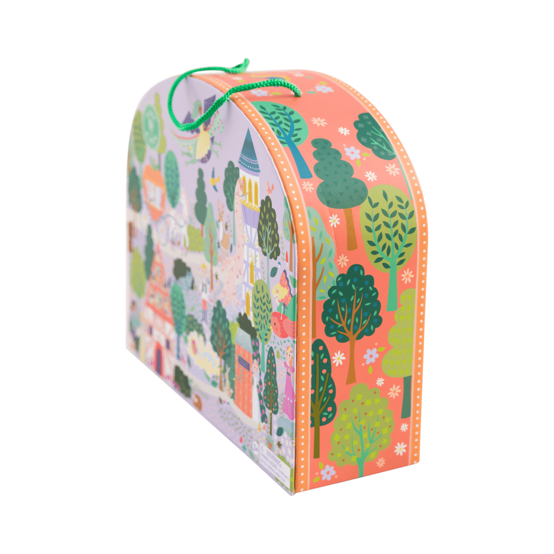 Playbox with Wooden Pieces - Fairy Tale - Kindeco