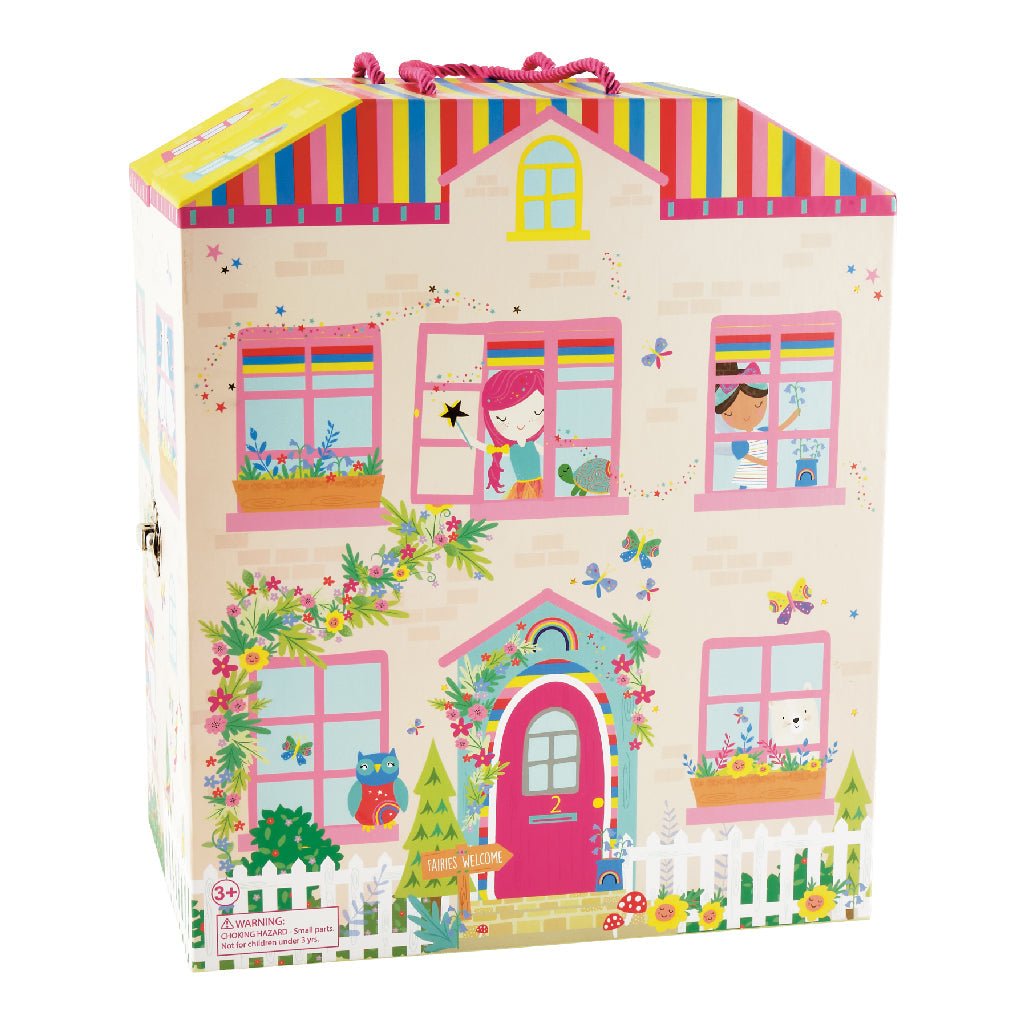 Playbox with Wooden Pieces - Rainbow Fairy - Kindeco