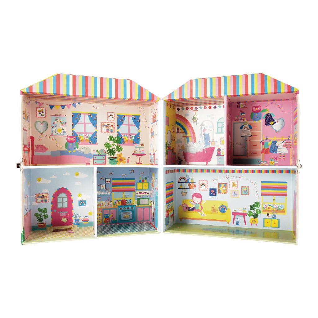 Playbox with Wooden Pieces - Rainbow Fairy - Kindeco