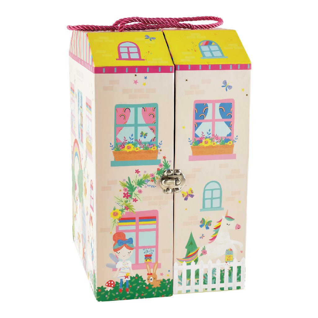 Playbox with Wooden Pieces - Rainbow Fairy - Kindeco