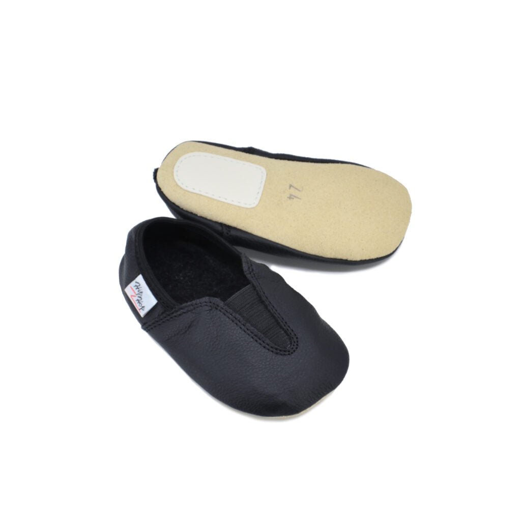 Punsa Kids Barefoot Slippers - Black - Kindeco