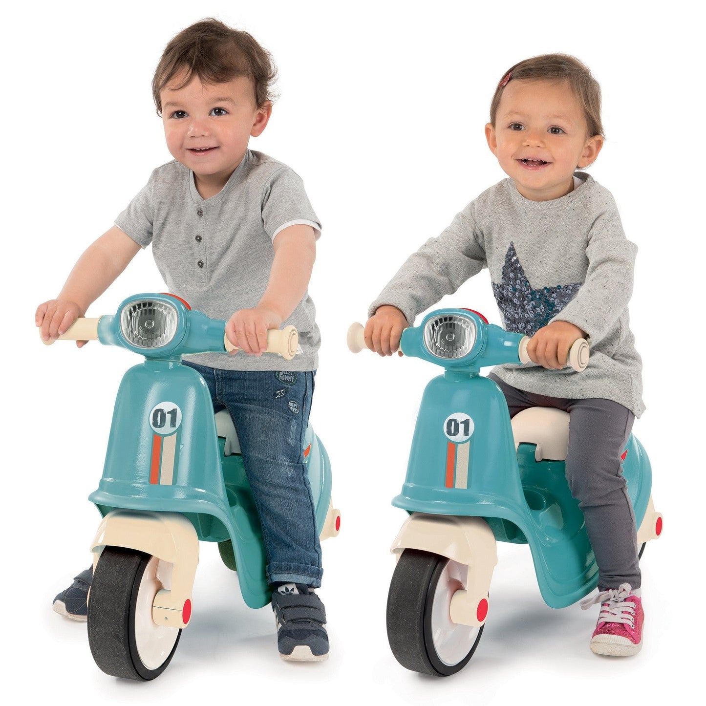 Retro Ride - on Scooter - Blue - Kindeco