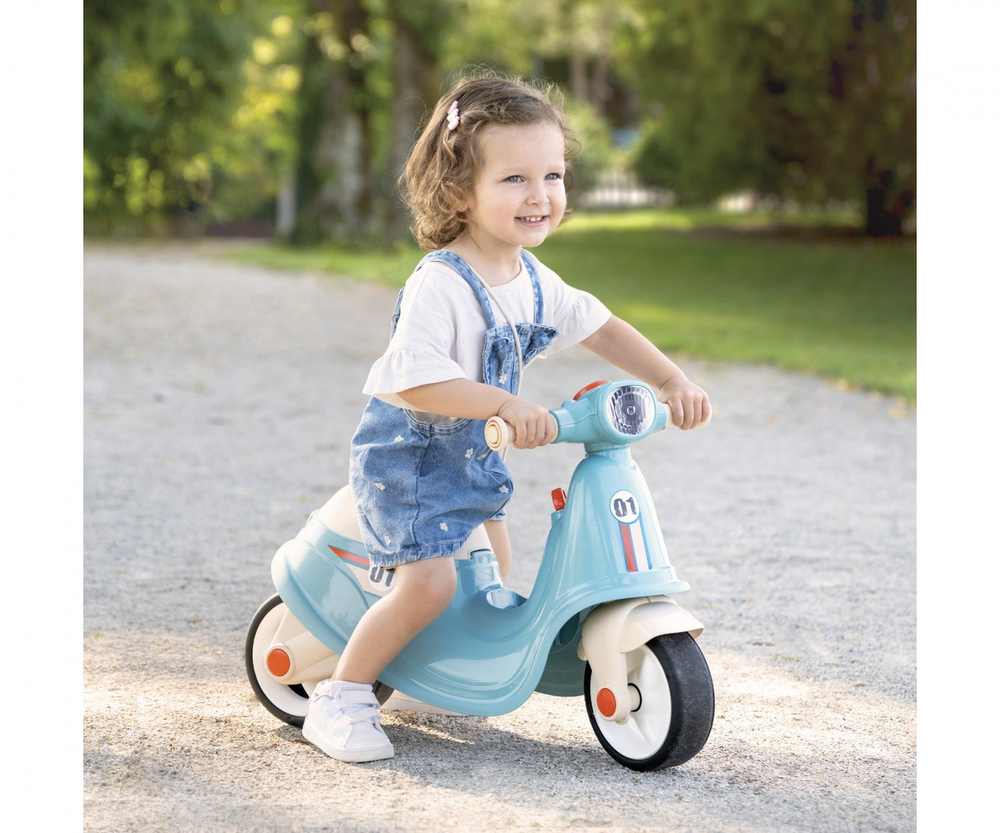Retro Ride - on Scooter - Blue - Kindeco