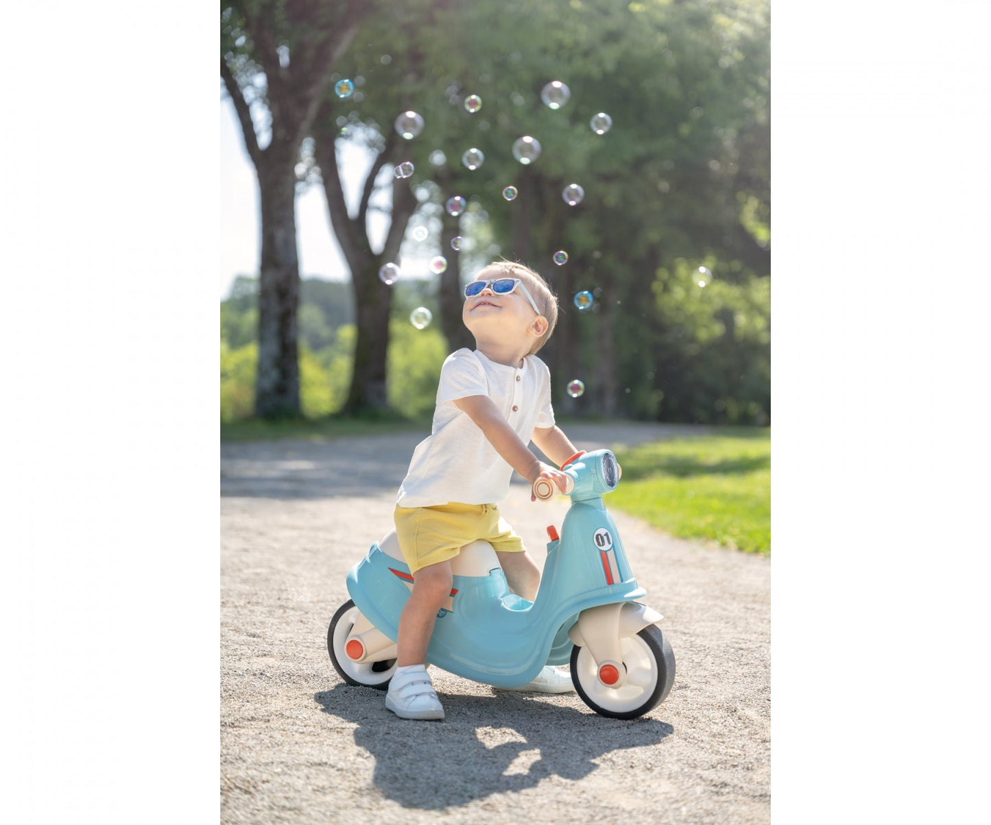 Retro Ride - on Scooter - Blue - Kindeco