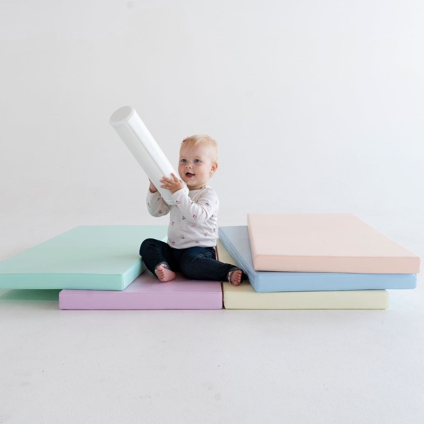 Safety and Comfort 5 Mat Set - Pastel - Kindeco