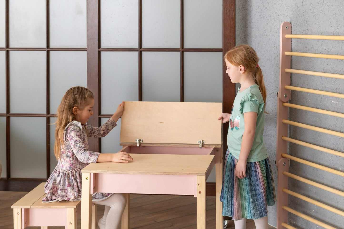 Smart Storage Table and Chair Set - Kindeco