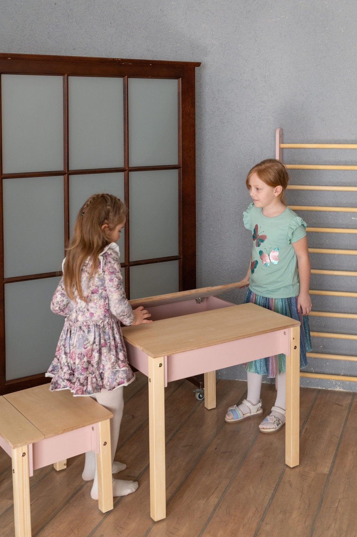 Smart Storage Table and Chair Set - Kindeco