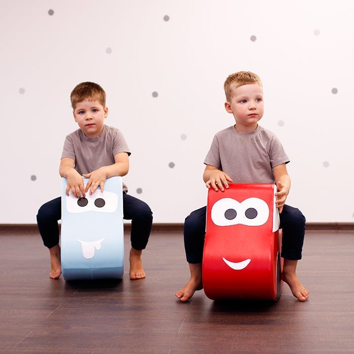 Soft Play Ride On Toy - Red Car - Kindeco