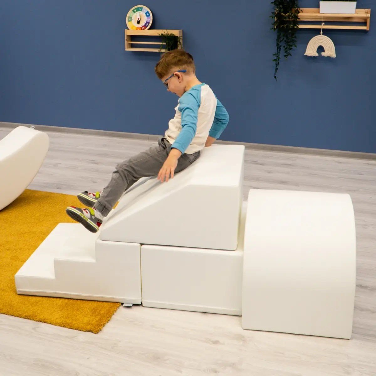 Soft Play Set Tunnel - White - Kindeco