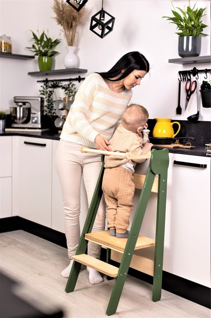 Space Saving Kitchen Step Stool - Kindeco