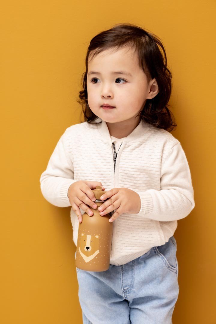 Stainless Steel Water Bottle 350ml - Mr. Bear - Kindeco