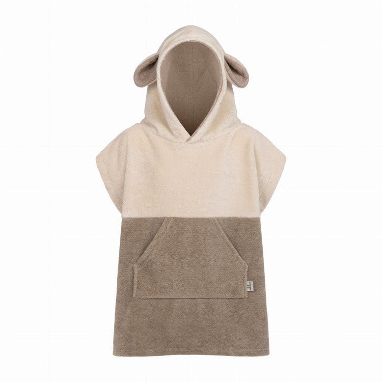 Surfsheep Kids Bath Poncho - Beige - Kindeco