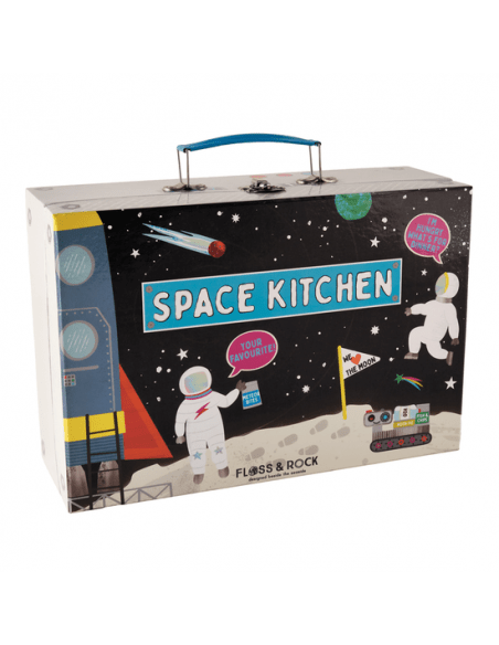 Tea and Cooking Set for Kids - Space - Kindeco