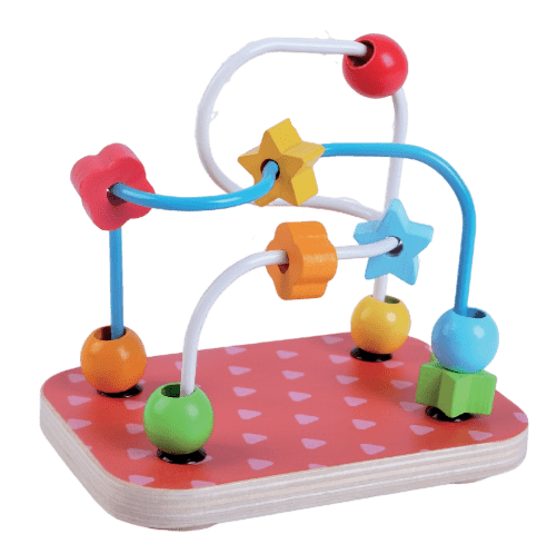 Wooden 3 - in - 1 Play Set: Dog, Bear & Activity Center - Kindeco