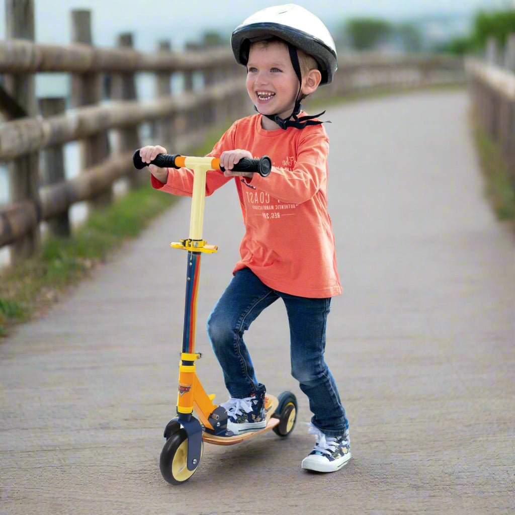 Wooden 3 - Wheel Scooter - Cars - Kindeco