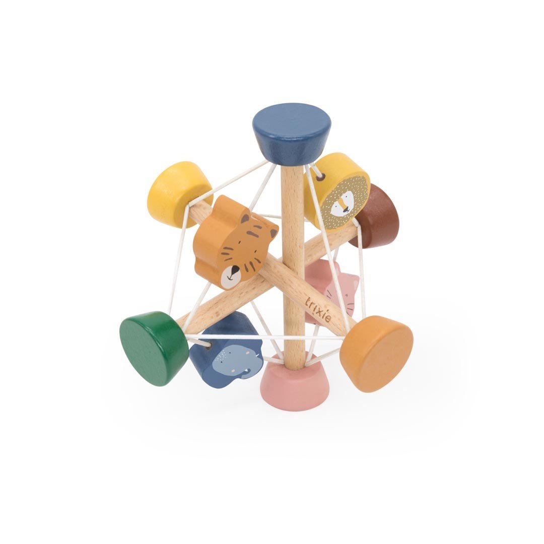 Wooden Activity Ball - Trixie Baby Animals - Kindeco