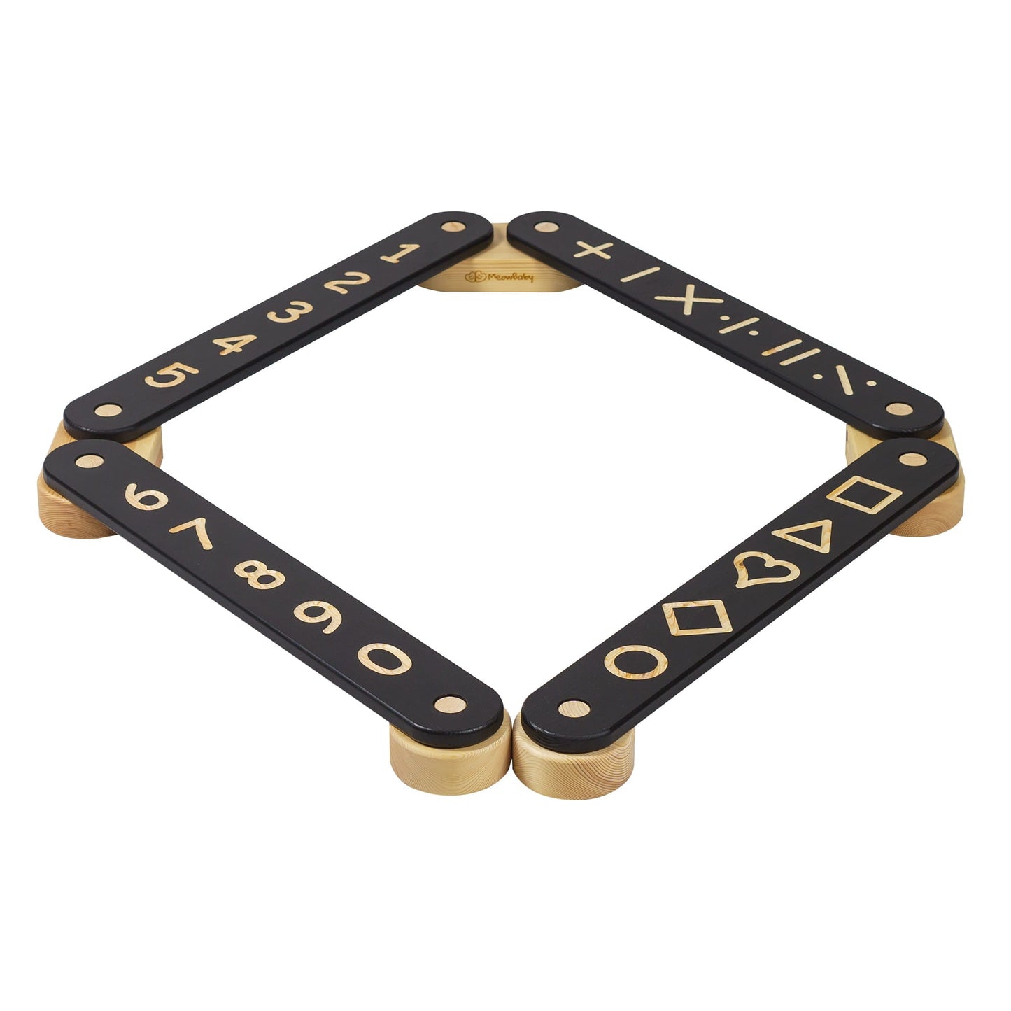 Wooden Balance Beam - 4 Elements - Kindeco