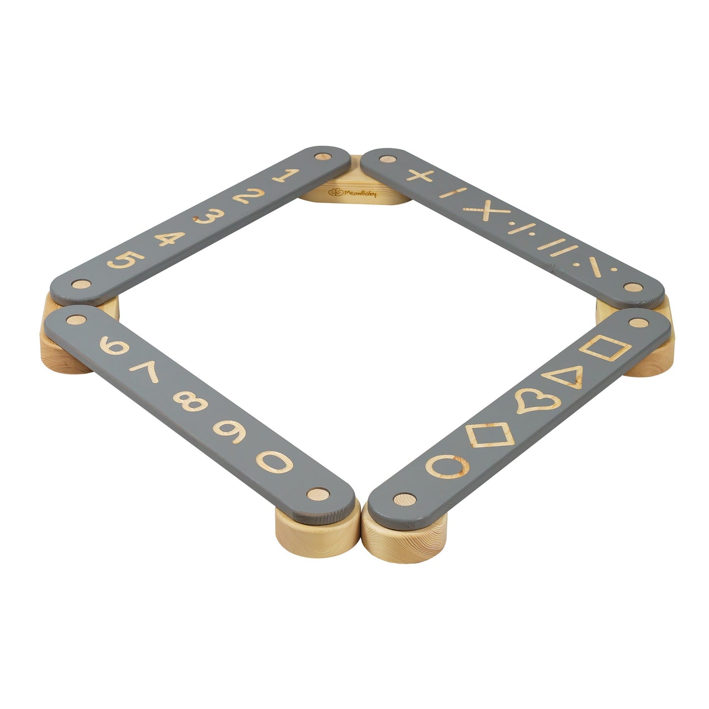 Wooden Balance Beam - 4 Elements - Kindeco