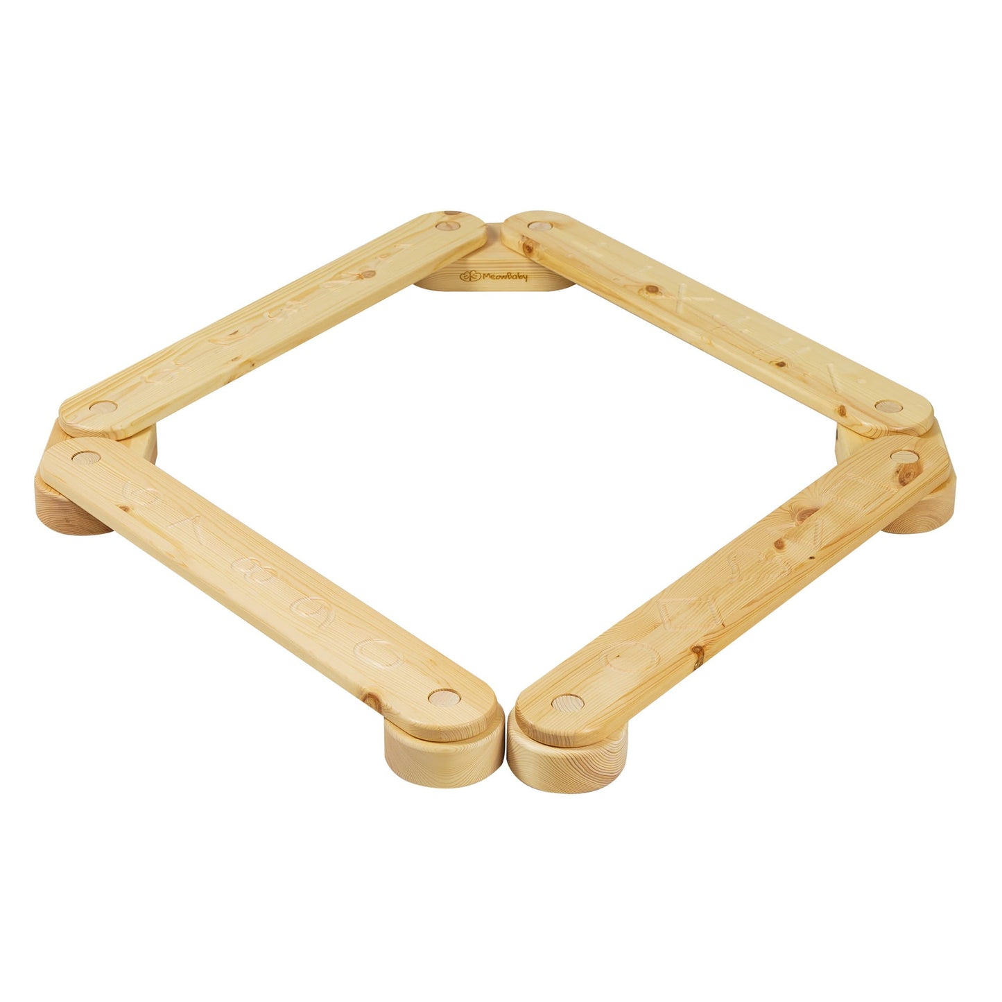 Wooden Balance Beam - 4 Elements - Kindeco
