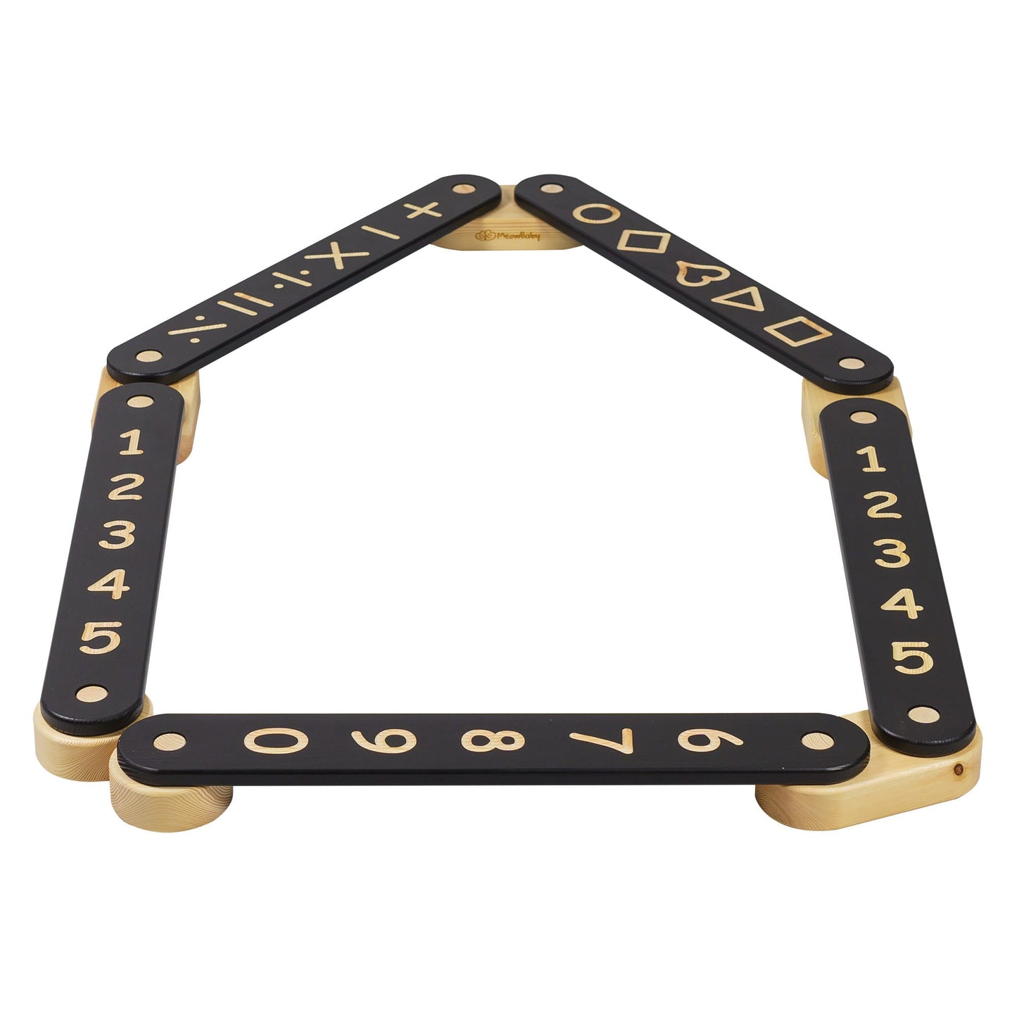 Wooden Balance Beam - 5 Elements - Kindeco