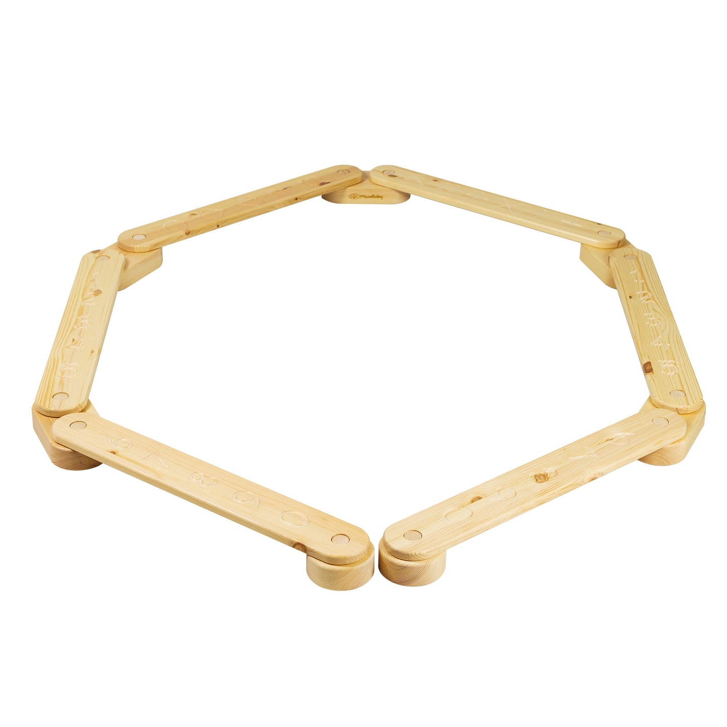 Wooden Balance Beam - 6 Elements - Kindeco