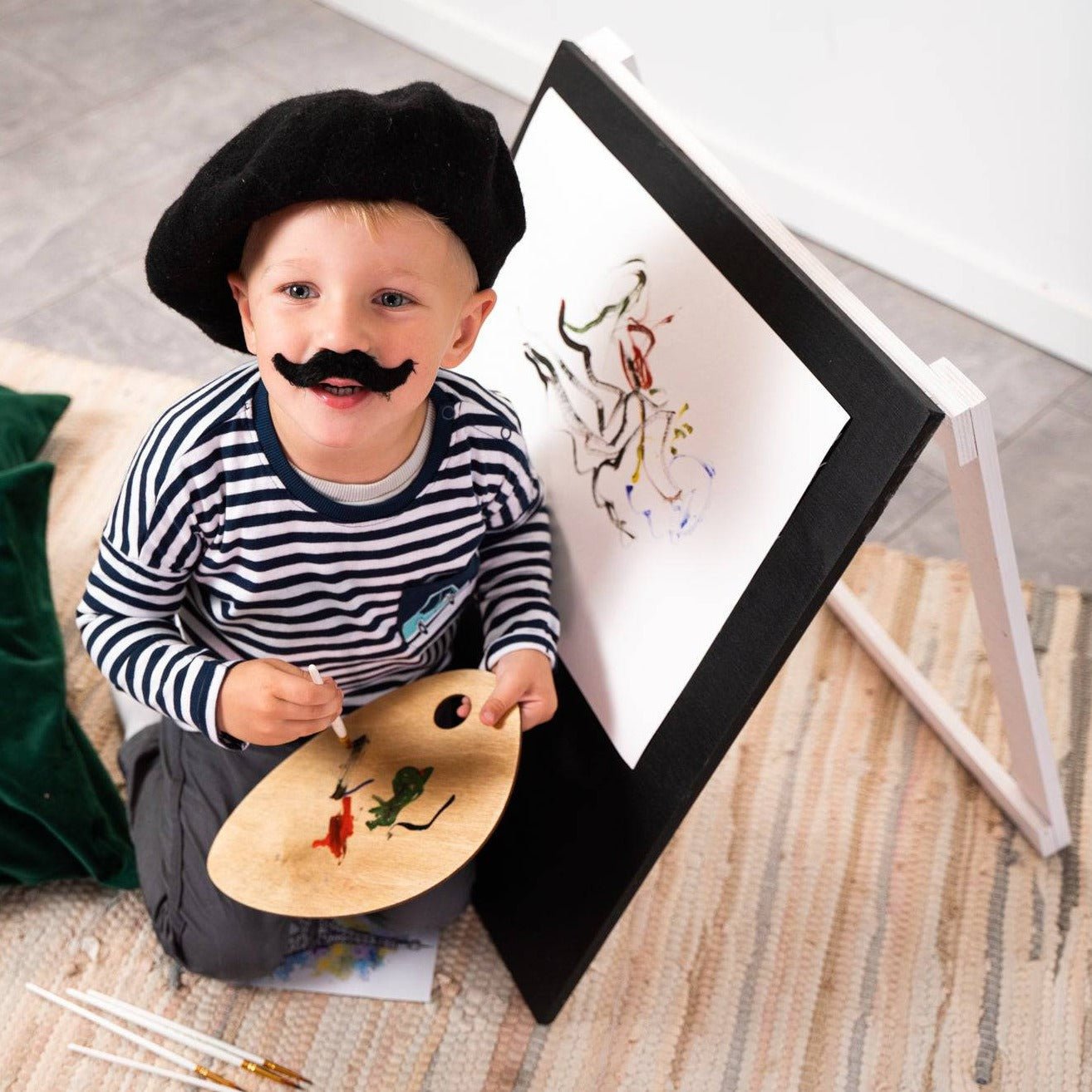 Wooden Chalkboard Easel for Kids - Kindeco