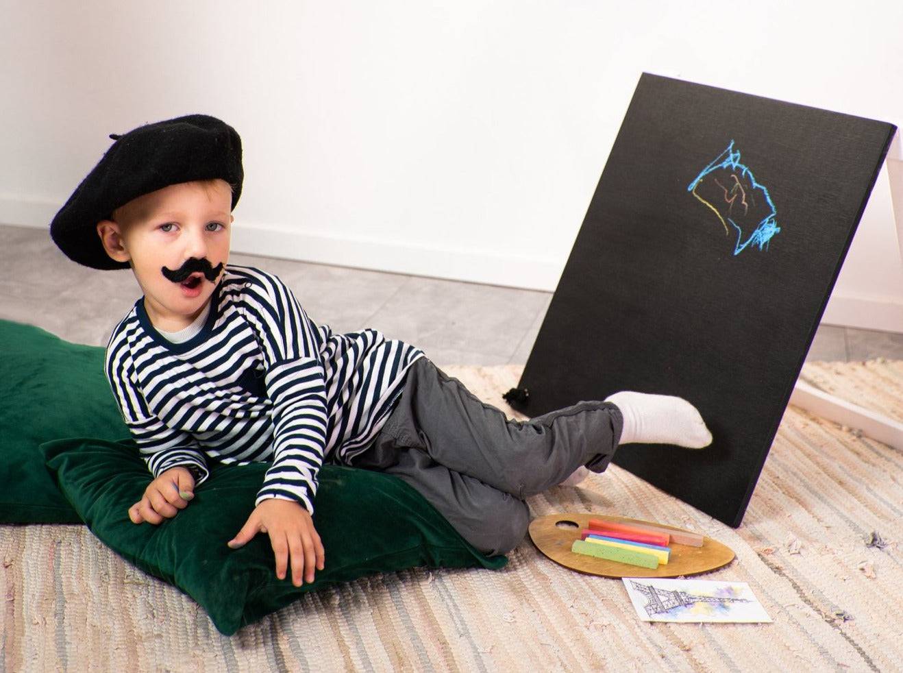 Wooden Chalkboard Easel for Kids - Kindeco